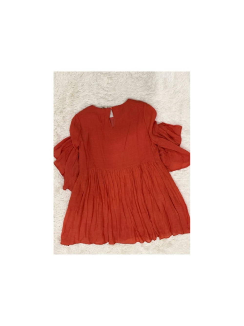 Umgee Orange Boho Bliss Embroidered Tunic Top Size L (NWOT) - Picture 2 of 7